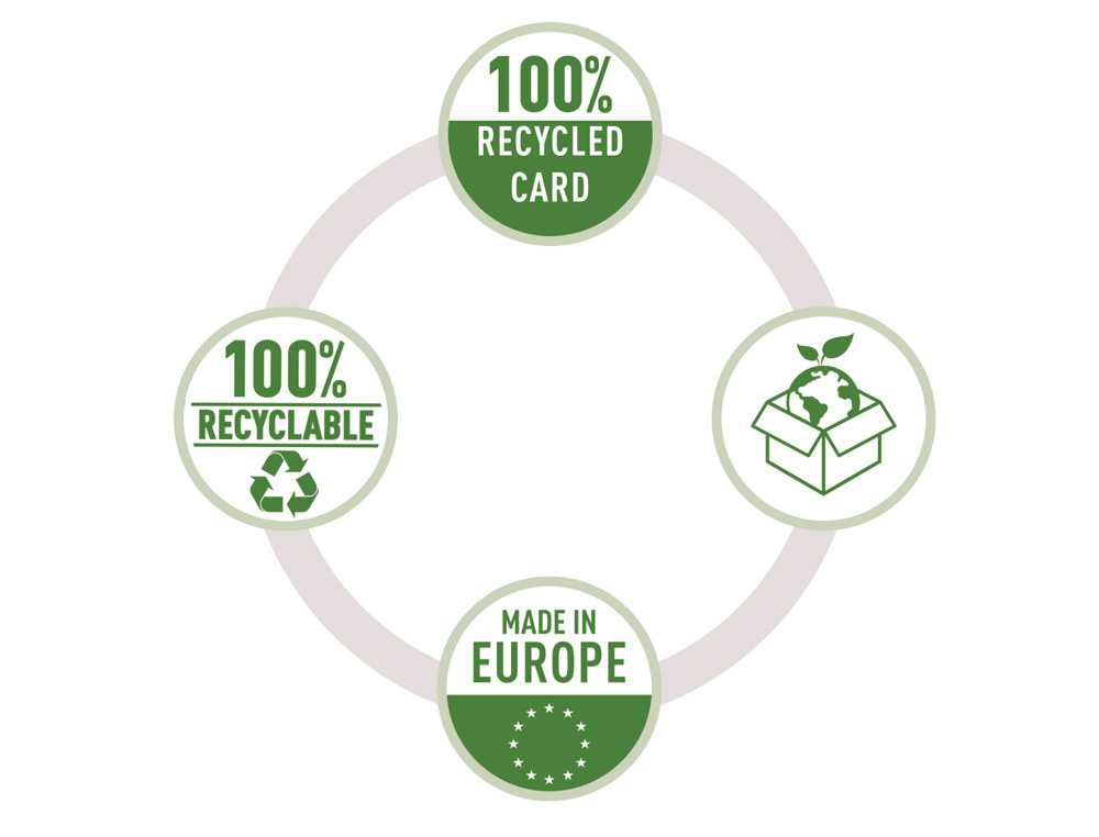 CAJA ALMACENAMIENTO ESSELTE CUBICA COLOR BLANCO 365X320X315 MM PACK DE 3 UNIDADES