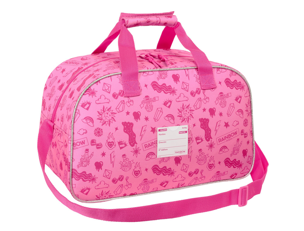 BOLSA DE DEPORTE SAFTA RAINBOW HIGH SHINE 240X400X230 MM