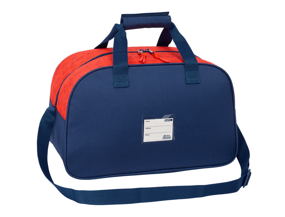BOLSA DE DEPORTE SAFTA SUPER MARIO TRICK 240X400X230 MM