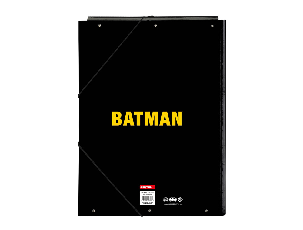 CARPETA CARTON FOLIO GOMAS SOLAPAS SAFTA BATMAN GAME OVER