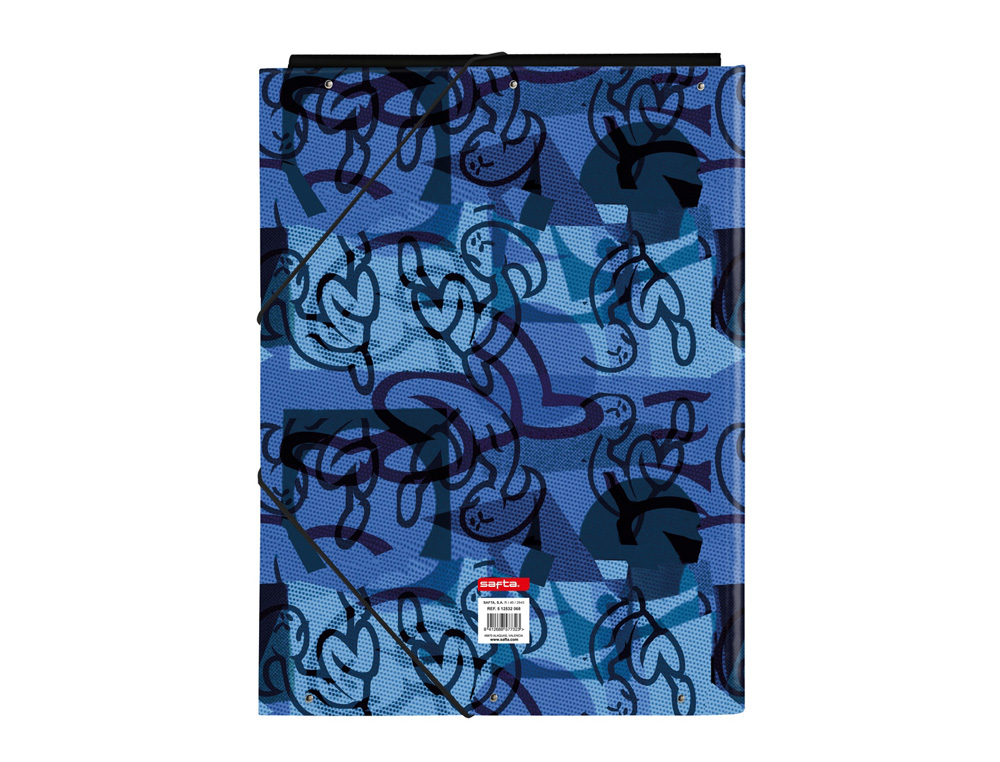 CARPETA CARTON FOLIO GOMAS SOLAPAS SAFTA EL NIO ROLLER