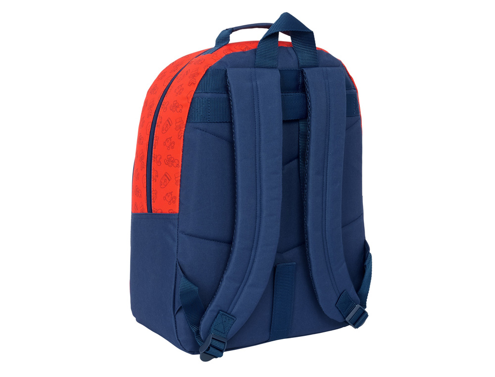MOCHILA SAFTA ADAPTABLE A CARRO SUPER MARIO TRICK 420X320X150 MM