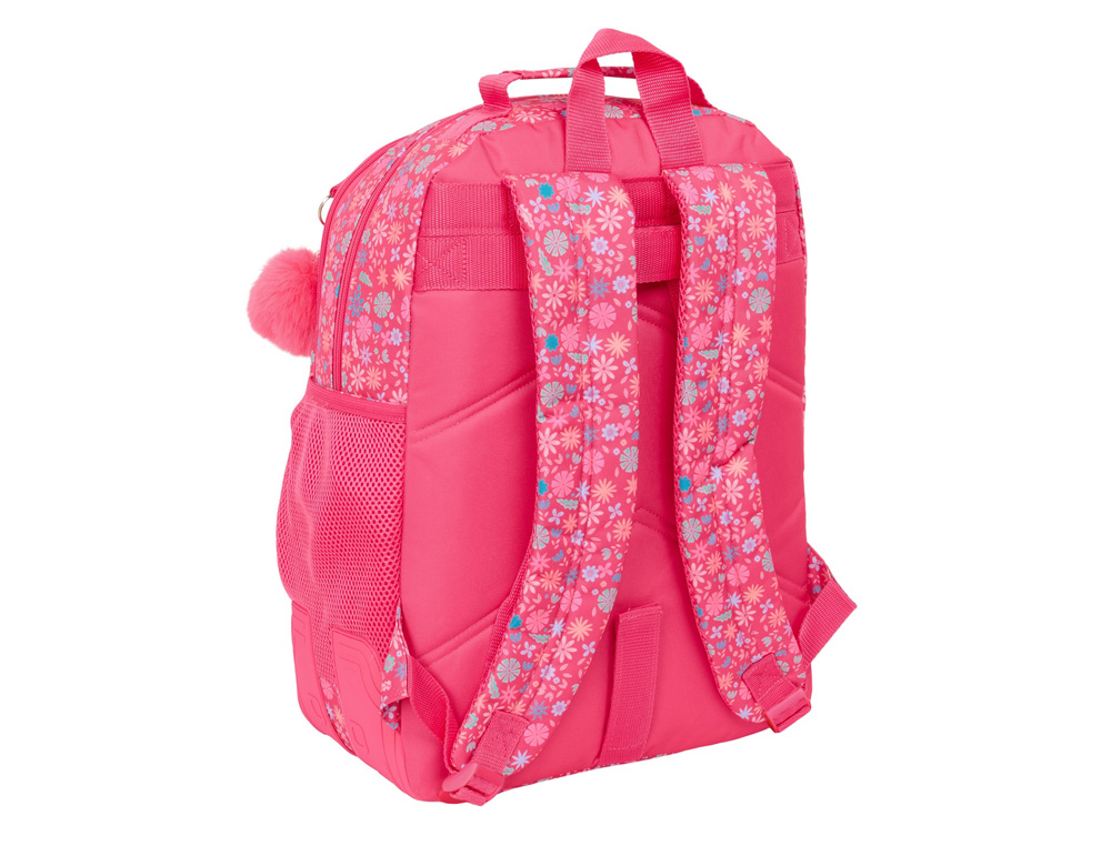 MOCHILA SAFTA DOBLE CON CANTONERAS ADAPTABLE A CARRO SAFTA FEELING 420X320X150 MM