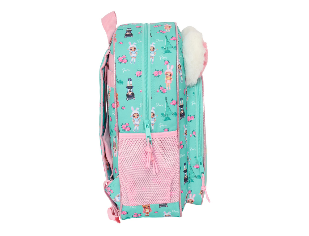 MOCHILA SAFTA JUNIOR ADAPTABLE A CARRO NA NA NA BUNNY 380X320X120 MM