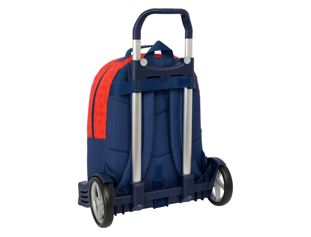 MOCHILA SAFTA MOD. 305 CON CARRO EVOLUTION SUPER MARIO TRICK 420X320X150 MM