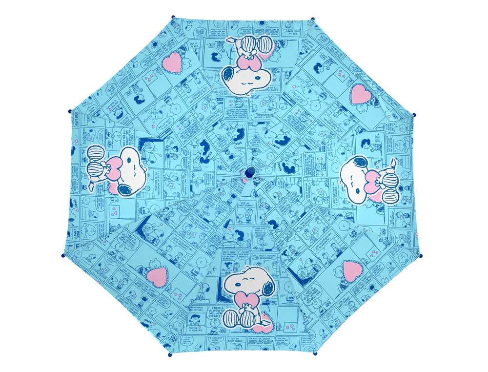 PARAGUAS SAFTA MANUAL 48 CM SNOOPY LOVE