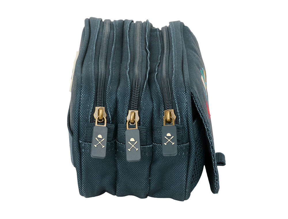 BOLSO ESCOLAR PORTATODO SAFTA TRIPLE BIG HARPER & NEYER 100X215X80 MM