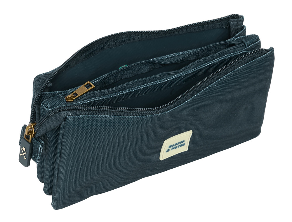 BOLSO ESCOLAR PORTATODO SAFTA TRIPLE HARPER & NEYER 120X220X30 MM