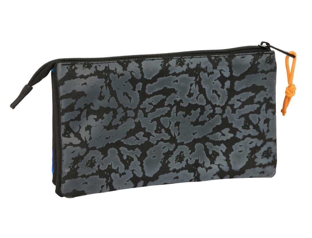 BOLSO ESCOLAR PORTATODO SAFTA TRIPLE NARUTO CHAKRA