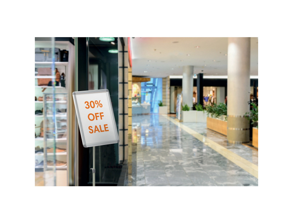 ATRIL DEL SUELO NOBO PREMIUN PLUS ALTURA AJUSTABLE HASTA 140 CM DIN A4