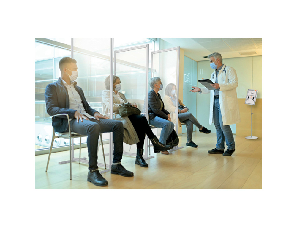 ATRIL DEL SUELO NOBO PREMIUN PLUS ALTURA AJUSTABLE HASTA 140 CM DIN A4