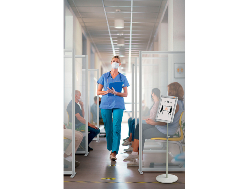 ATRIL DEL SUELO NOBO PREMIUN PLUS ALTURA AJUSTABLE HASTA 140 CM DIN A4