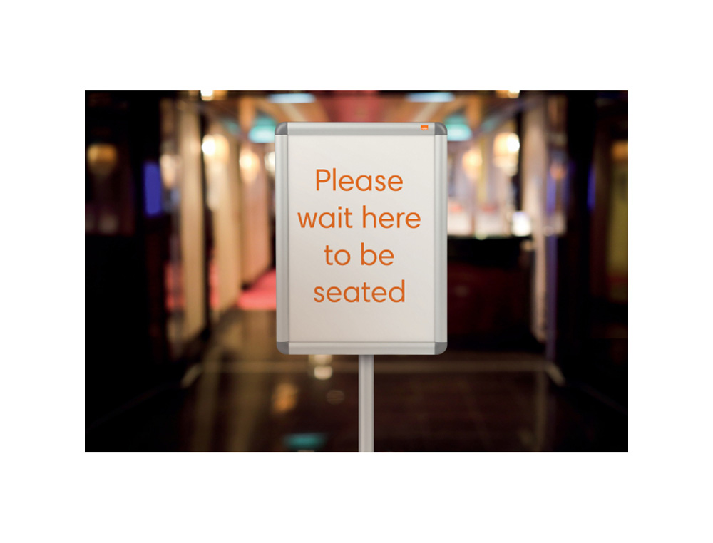 ATRIL DEL SUELO NOBO PREMIUN PLUS ALTURA AJUSTABLE HASTA 140 CM DIN A4