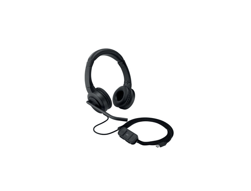 AURICULAR KENSINGTON H1000 BIAURAL CON MICROFONO USB-C CABLE 180 CM