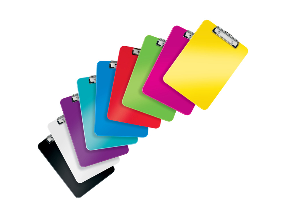 CARPETA LEITZ WOW PLASTICO RIGIDO DIN A4 CON PINZA SUPERIOR COLOR BLANCO