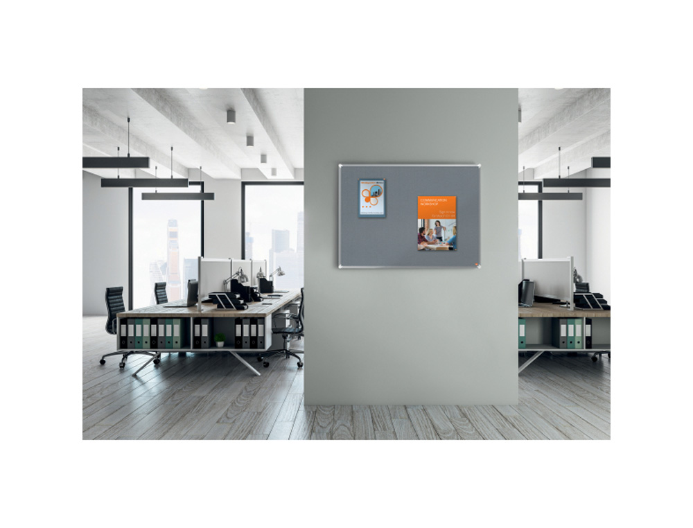 TABLERO DE ANUNCIOS NOBO PREMIUM PLUS CORCHO 2400X1200MM