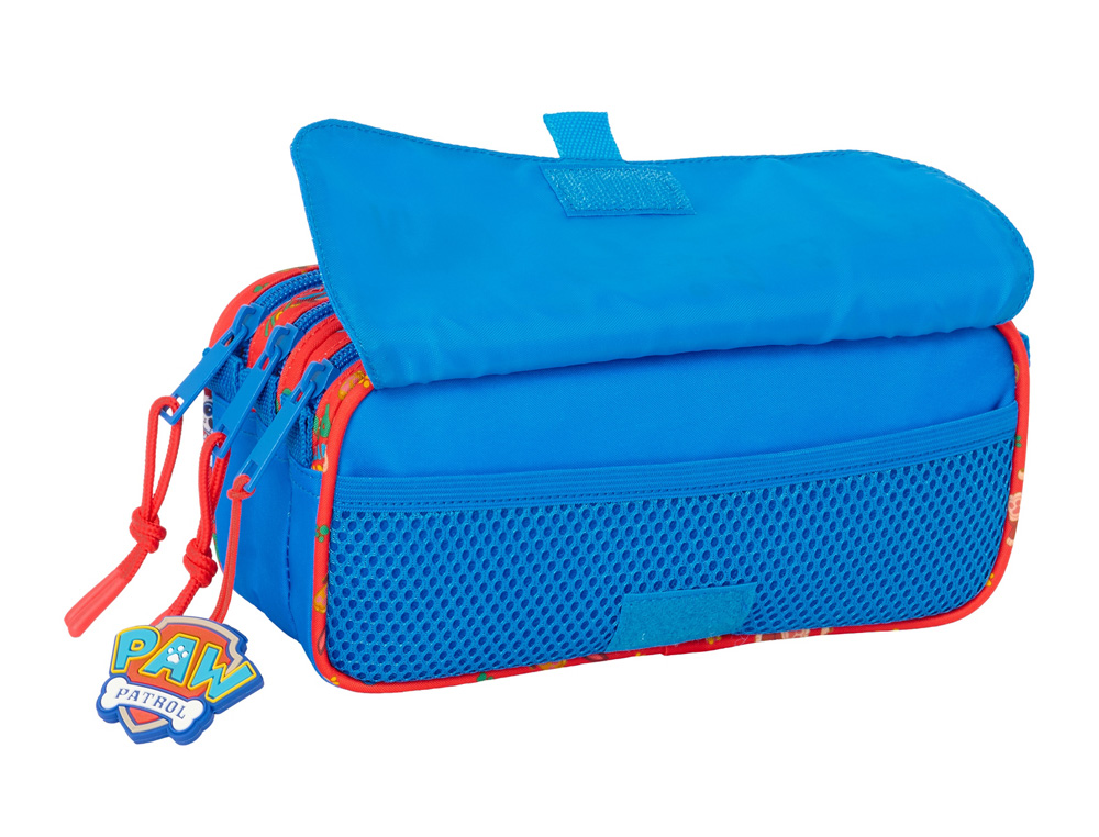 BOLSO ESCOLAR PORTATODO SAFTA TRIPLE BIG PAW PATROL COOL 100X215X80 MM