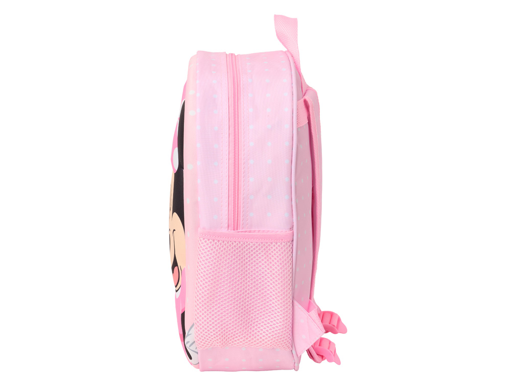 MOCHILA SAFTA 3D MINNIE MOUSE 330X270X100 MM