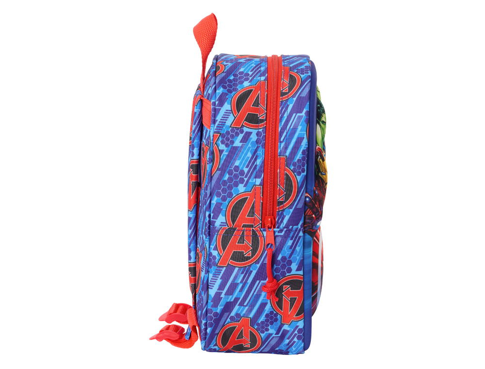 MOCHILA SAFTA GUARDERIA 3D AVENGERS 270X220X100 MM