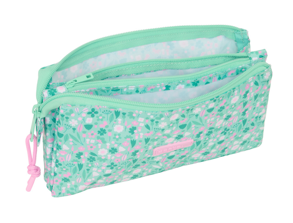 BOLSO ESCOLAR PORTATODO SAFTA TRIPLE SAFTA CUORE 120X220X30 MM