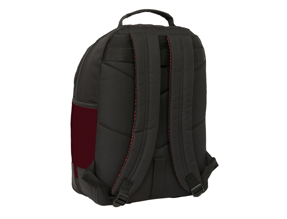 MOCHILA SAFTA DOBLE CON CANTONERAS ADAPTABLE A CARRO MUNICH VULCAN 420X320X150 MM