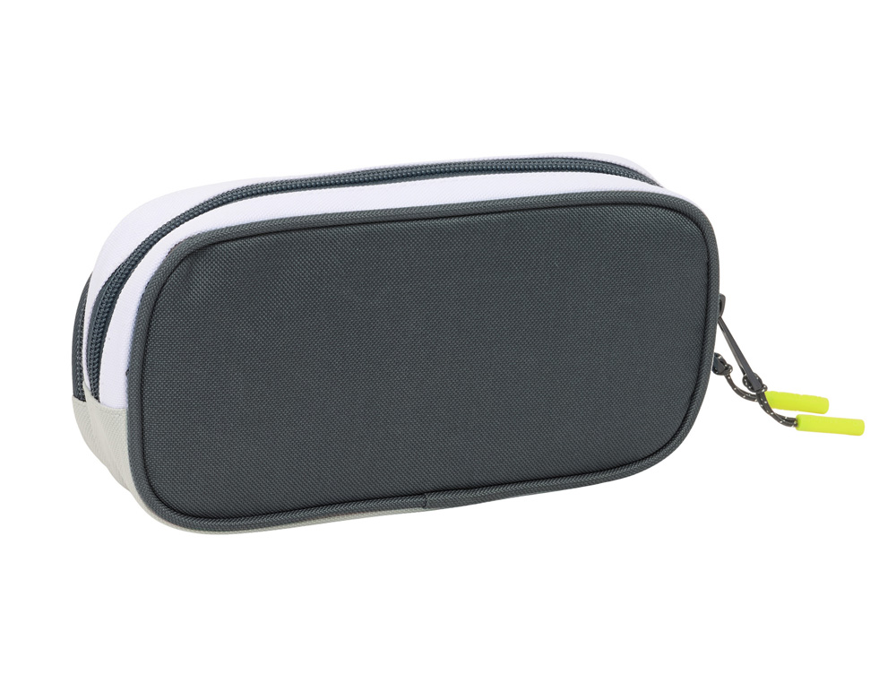 BOLSO ESCOLAR PORTATODO SAFTA CON BOLSILLO REAL MADRID 1 EQUIPACION 25/26 105X210X60 MM
