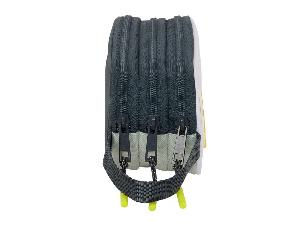 BOLSO ESCOLAR PORTATODO SAFTA TRIPLE REAL MADRID 1 EQUIPACION 25/26 85X210X70 MM