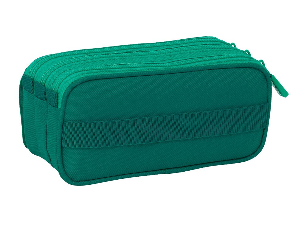 BOLSO ESCOLAR PORTATODO SAFTA TRIPLE BIG RESISTENTE AL AGUA REAL BETIS 100X215X80 MM