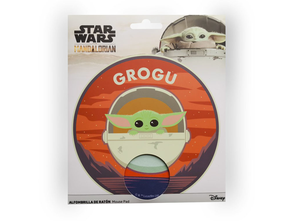 ALFOMBRILLA DE RATON MANDALORIAN REDONDA GROGU 200 MM