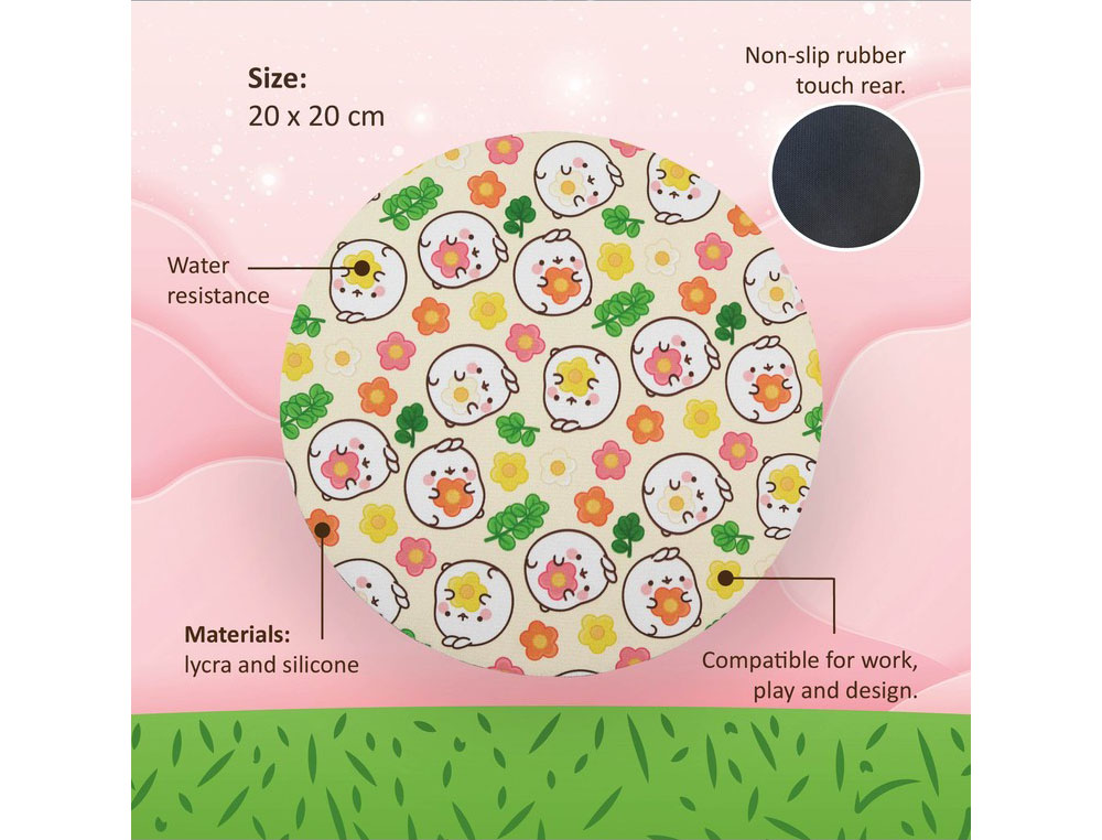 ALFOMBRILLA DE RATON MOLANG REDONDA PLANT LOVER 200 MM