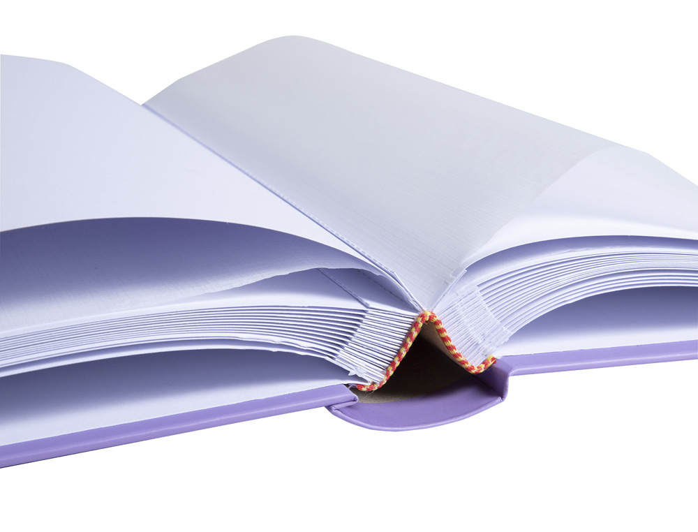 ALBUM DE FOTOS EXACOMPTA PLUM 290X320 MM 60 PAGINAS 300 FOTOS 10X15 CM COLOR VIOLETA