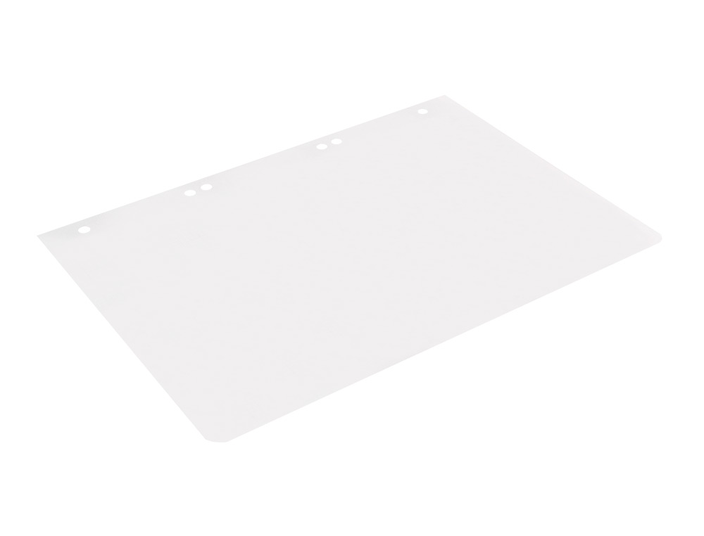 RECAMBIO LIDERPAPEL CUARTO 100 HOJAS 60GR LISO SIN MARGEN 6 TALADROS