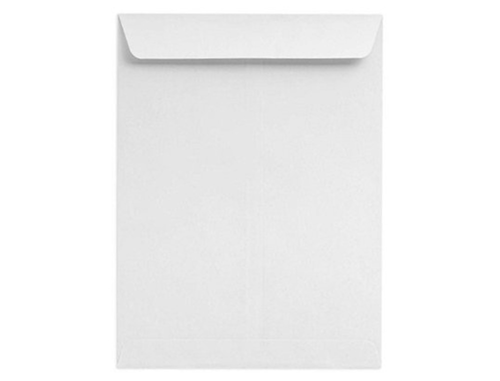 SOBRE LIDERPAPEL BOLSA N.8 BLANCO DIN 229X324 MM TIRA DE SILICONA CAJA DE 250 UNIDADES