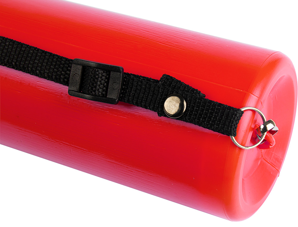 PORTAPLANOS PLASTICO LIDERPAPEL DIAMETRO 6 CM EXTENSIBLE HASTA 80 ROJO