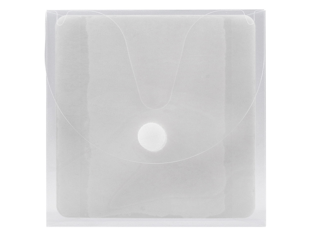 SOBRE PARA CD Q-CONNECT POLIPROPILENO AUTOADHESIVO CONVELCRO-BOLSA CON 5 UNIDADES-