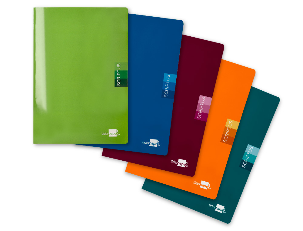LIBRETA LIDERPAPEL SCRIPTUS A4 48 HOJAS 90G/M2 PAUTA 5 2.5MM CON MARGEN