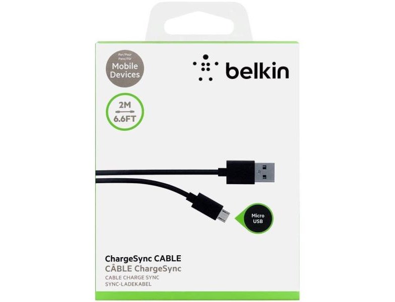 CABLE BELKIN MICRO USBA/USB MICRO 2M NEGRO