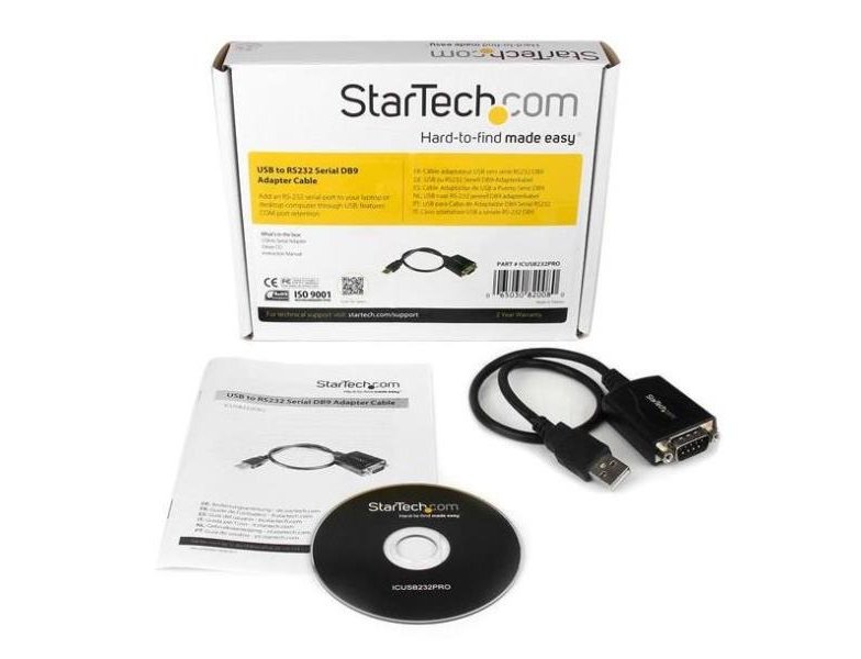 CABLES ORDENADOR / MOVILIDAD STARTECH CABLE 0 3M USB A SERIE RS232