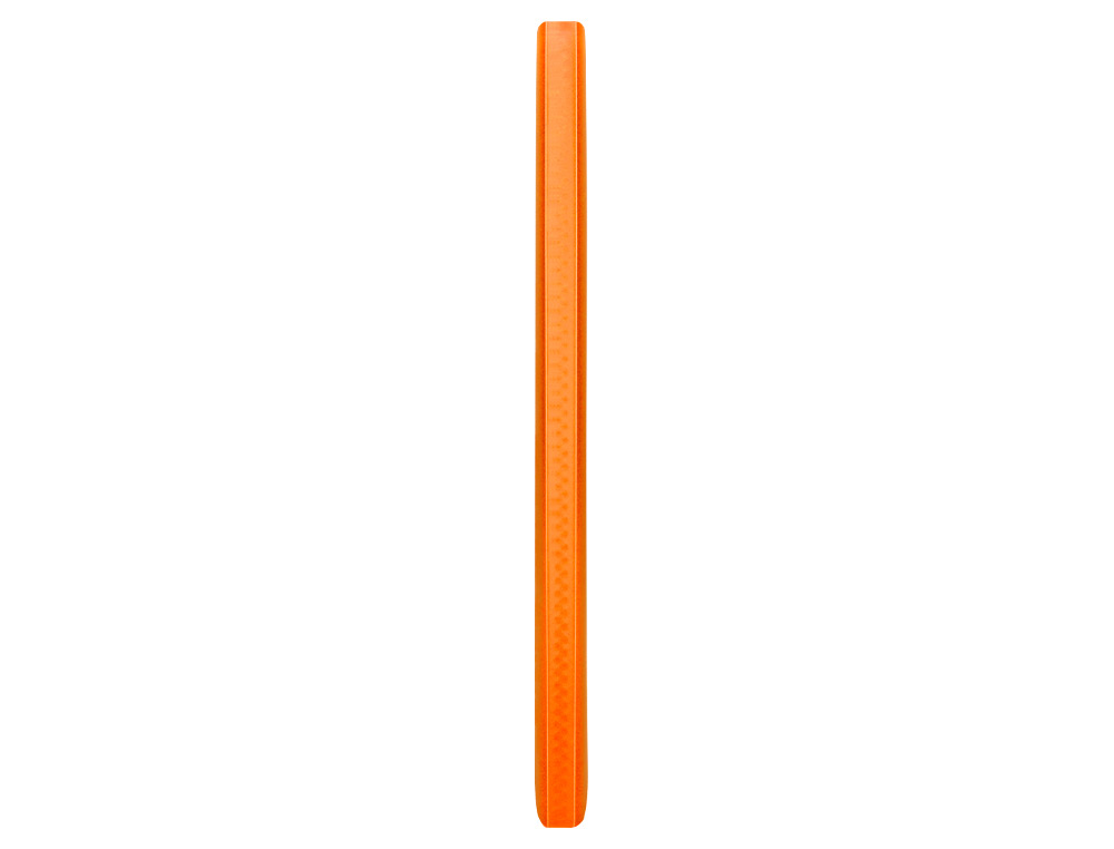 CARPETA LIDERPAPEL ESCAPARATE 47051 40 FUNDAS POLIPROPILENO TRASLUCIDA DIN A4 NARANJA FROSTY