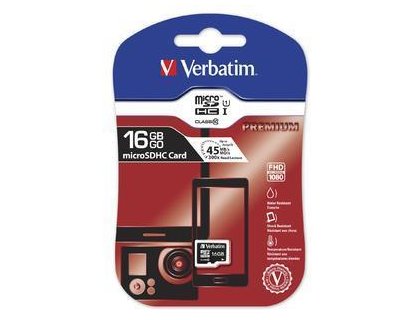 TARJETAS DE MEMORIA VERBATIM VERBATIM MICROSDHC C10/U1 16GB