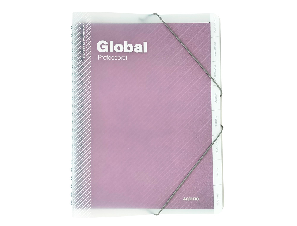 CARPETA GLOBAL CATALAN ADDITIO DIN A4 CON EVALUACION CONTINUA PROGRAMACION TUTORIA Y REUNIONES