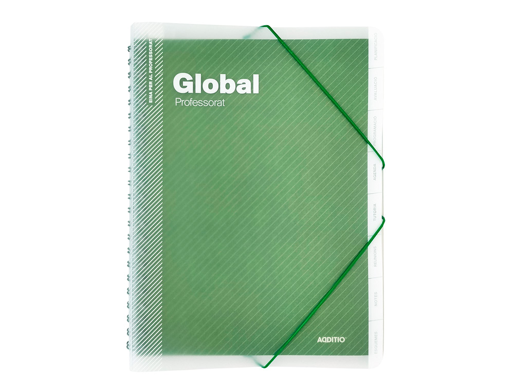 CARPETA GLOBAL CATALAN ADDITIO DIN A4 CON EVALUACION CONTINUA PROGRAMACION TUTORIA Y REUNIONES
