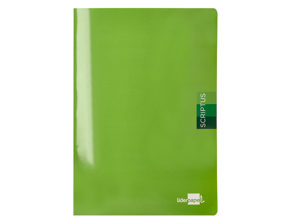 LIBRETA LIDERPAPEL SCRIPTUS A4 48 HOJAS 90G/M2 CUADRO 5MM CON MARGEN COLORES SURTIDOS