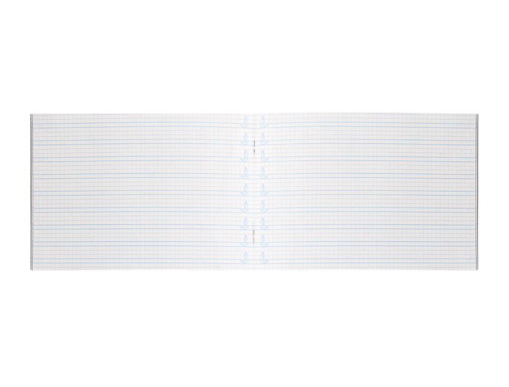 LIBRETA LIDERPAPEL PAUTAGUIA TAPA CARTONCILLO 32 HOJAS DIN A5 70 GR CUADRICULADO PAUTADO 4 MM APAISADO CON MARGEN
