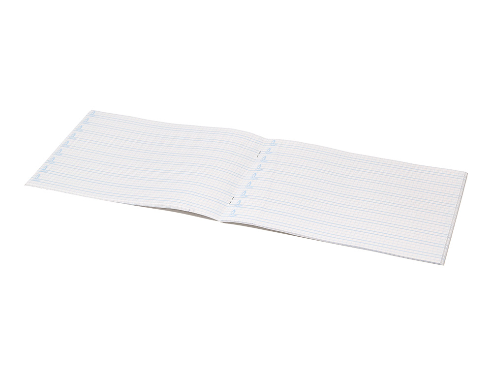 LIBRETA LIDERPAPEL PAUTAGUIA TAPA CARTONCILLO 32 HOJAS DIN A5 70 GR CUADRICULADO PAUTADO 4 MM APAISADO CON MARGEN