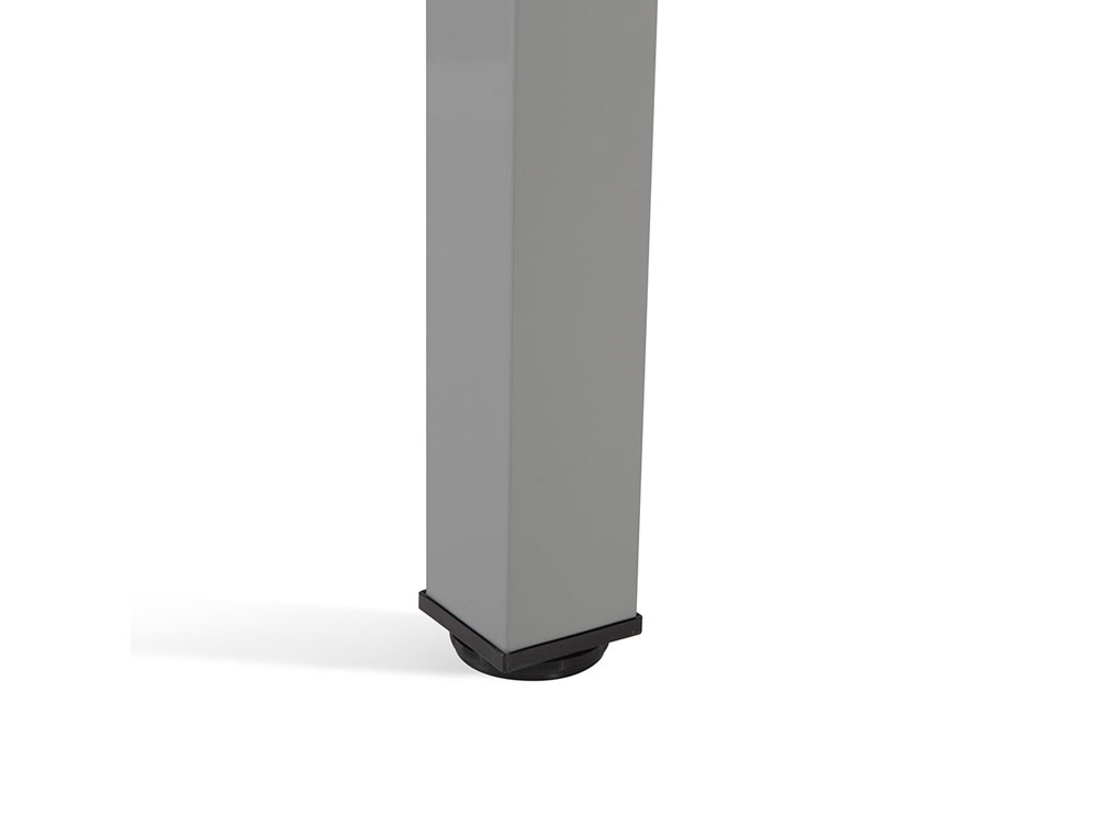 MESA ROCADA SERIE EXECUTIVE 180X110 CM DERECHA ACABADO GRIS/BLANCO