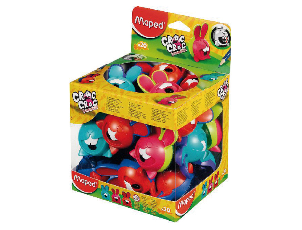 SACAPUNTAS MAPED PLASTICO CROC CROC INNO 1 USO