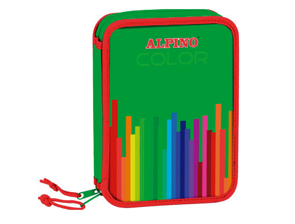 PLUMIER ESCOLAR ALPINO COLOR PEQUEO DOBLE CREMALLERA