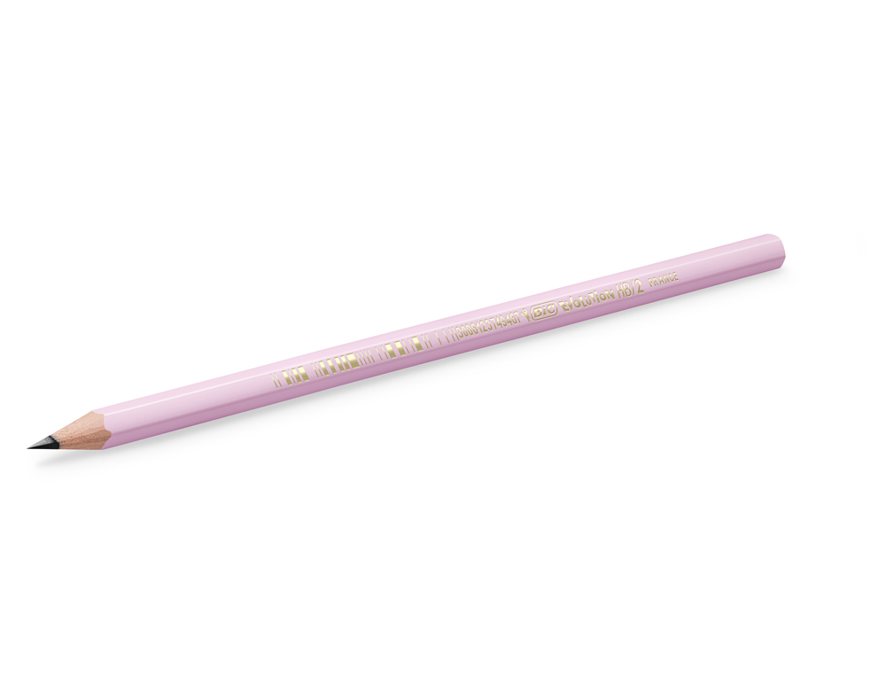 LAPICES DE GRAFITO BIC EVOLUTION HB COLORES PASTEL