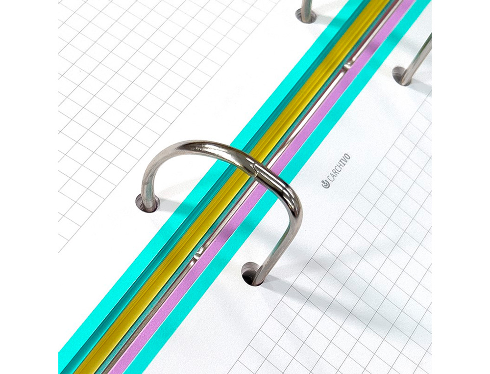 CARPETA CARPEBLOCK CARCHIVO DIN A4 FOAM CON RECAMBIO BONUS 360º SOFT STYLE COLOR AZUL